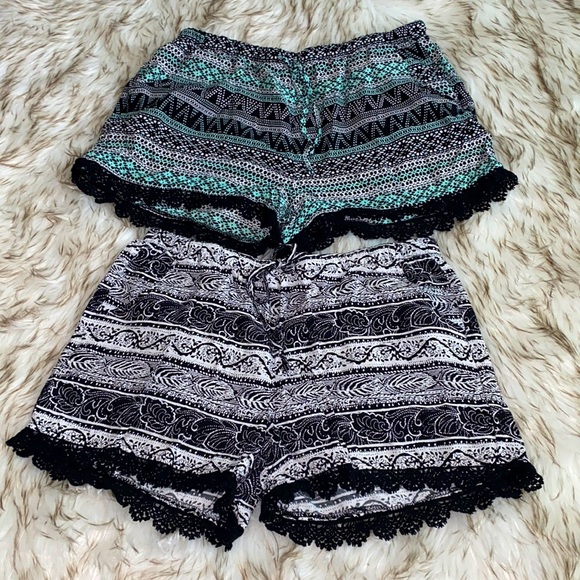 No Boundaries Pants - Tribal Print Shorts Bundle